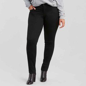 Levi's Black 711 Skinny Jeans